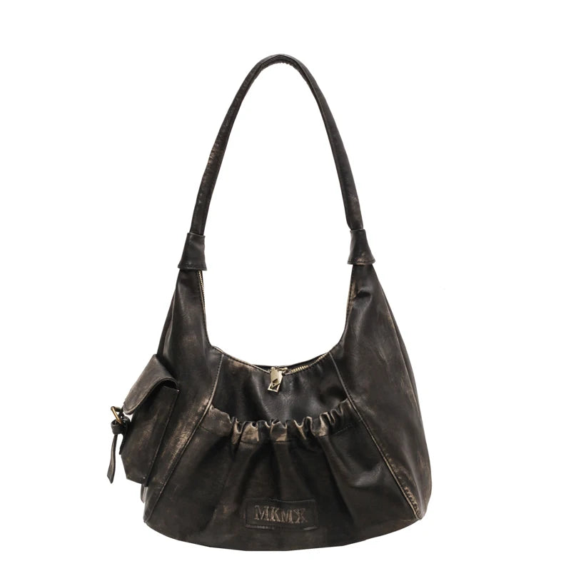 Retro Leather Shoulder Bags for Women