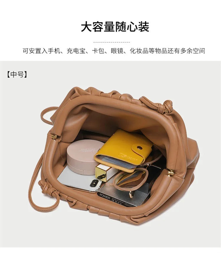 Luxury Soft Pu Leather Women Shoulder Bag High Quality Small Crossbody Bags for Women Fashion