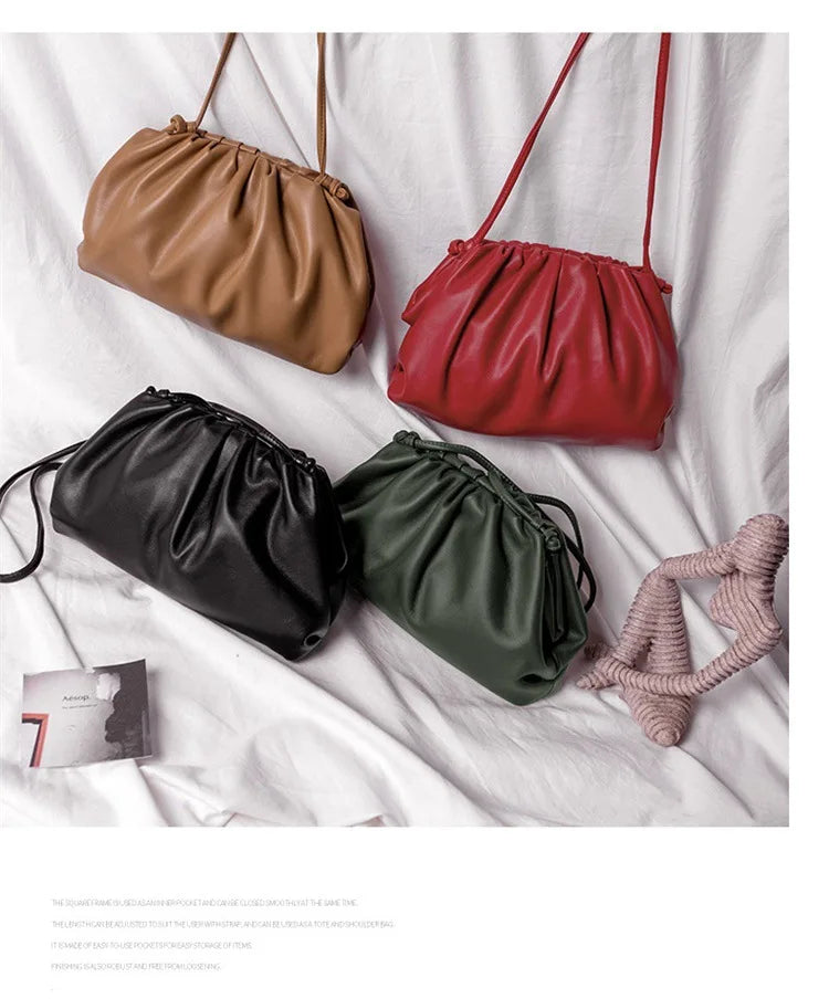 Luxury Soft Pu Leather Women Shoulder Bag High Quality Small Crossbody Bags for Women Fashion