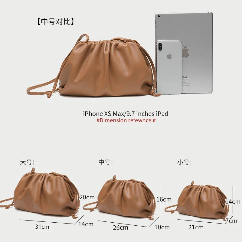 Luxury Soft Pu Leather Women Shoulder Bag High Quality Small Crossbody Bags for Women Fashion